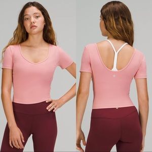 Lululemon Align Pink Puff T-Shirt size 14